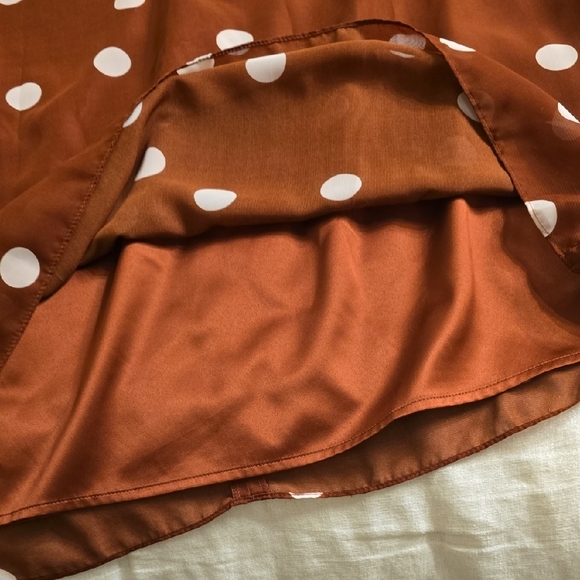 Preston & York Brown and White Long Sleeve Sheath Dress - Picture 13 of 15